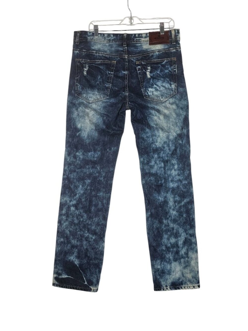 Dsquared2 Mens Acid Wash Distressed Denim Jeans Blue Size 34 Fits 35